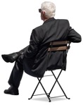 Businessman sitting photoshop people (12294) | MrCutout.com - miniature