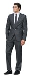 Businessman standing people png (5415) - miniature