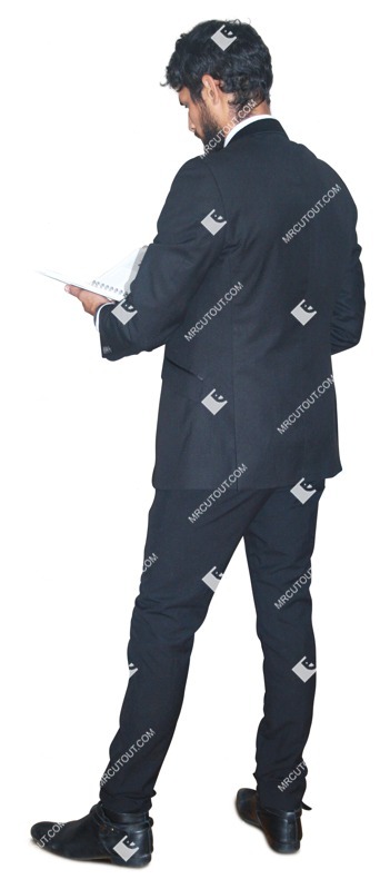 Businessman standing cut out pictures (2031)