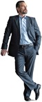 Businessman standing people png (3233) - miniature