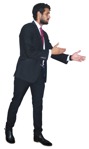 Cut out people - Businessman Standing 0020 | MrCutout.com - miniature