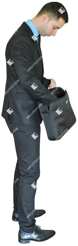 Businessman standing human png (2869)
