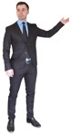 Businessman standing  (2403) - miniature