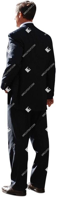 Businessman standing entourage people (5100)