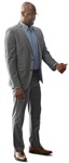 Businessman standing people png (6993) - miniature