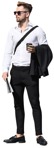 Businessman standing  (7197) - miniature