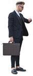 Cut out people - Businessman Standing 0053 | MrCutout.com - miniature