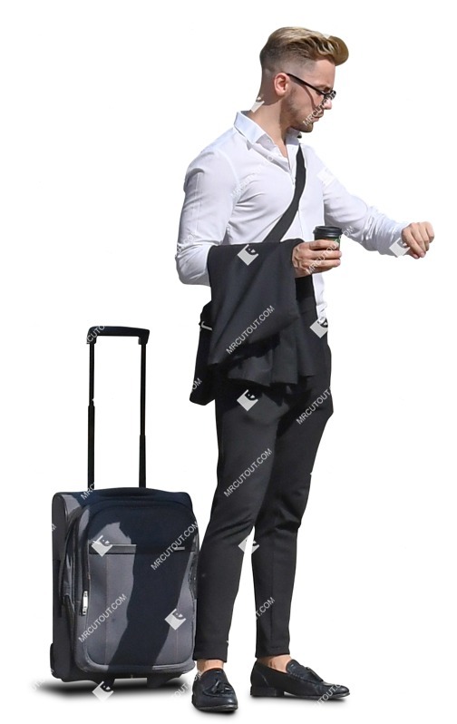 Businessman standing cut out pictures (7471)