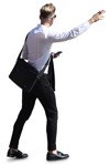 Businessman standing  (7944) - miniature