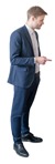 Businessman standing png people (8449) - miniature