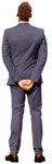 Cut out people - Businessman Standing 0083 | MrCutout.com - miniature