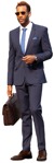 Businessman standing  (9996) - miniature