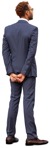 Businessman standing human png (10440) | MrCutout.com - miniature