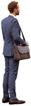 Businessman standing human png (10441) | MrCutout.com - miniature
