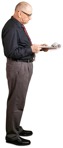 Businessman standing photoshop people (10598) - miniature