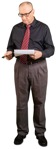 Businessman standing photoshop people (10599) | MrCutout.com - miniature