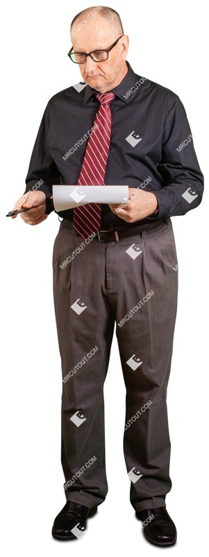 Businessman standing photoshop people (10772)