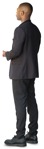 Businessman standing human png (12840) | MrCutout.com - miniature