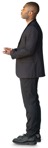 Businessman standing human png (12841) | MrCutout.com - miniature