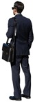 Businessman standing human png (14636) | MrCutout.com - miniature