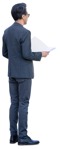 Businessman standing png people (14853) | MrCutout.com - miniature
