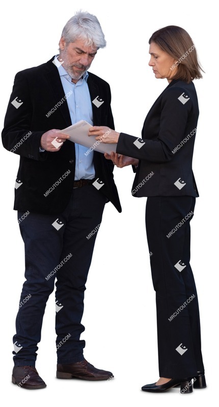 Businessman standing cut out pictures (16171)