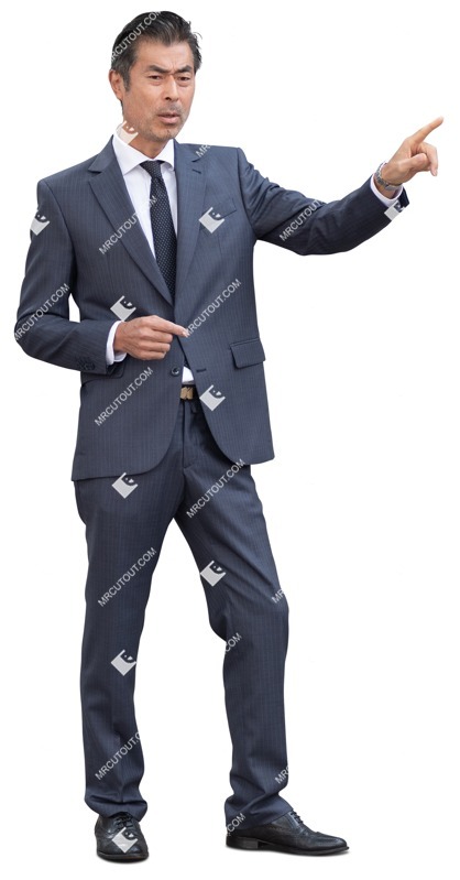 Businessman standing photoshop people (18085)