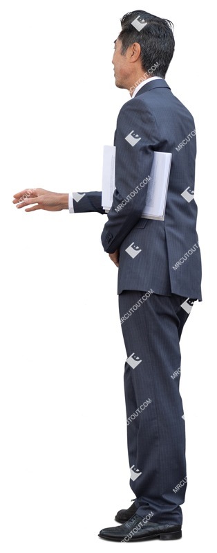 Businessman standing photoshop people (18084)
