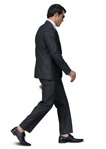 Businessman walking  (5554) - miniature