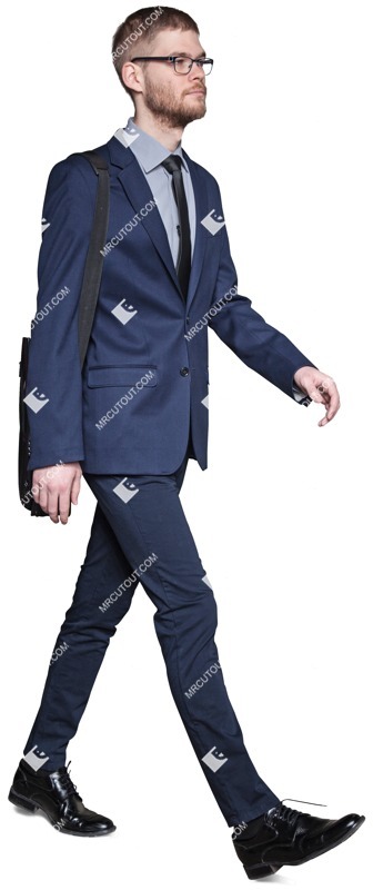 Businessman walking people png (2767)