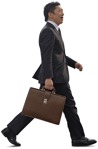 Businessman walking  (5506) - miniature
