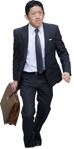 Businessman walking  (6223) - miniature