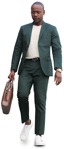 Businessman walking  (8483) - miniature