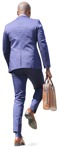 Businessman walking  (9535) - miniature