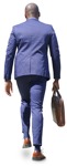 Businessman walking  (8847) - miniature