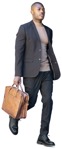 Businessman walking person png (12865) | MrCutout.com - miniature