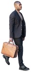 Businessman walking person png (12866) | MrCutout.com - miniature