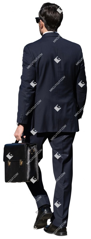 Businessman walking people png (12770)