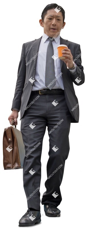 Businessman walking photoshop people (6225)