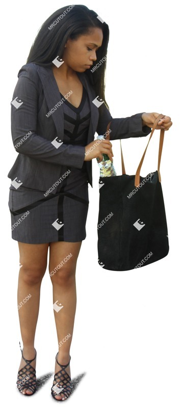 Businesswoman standing people png (1507)