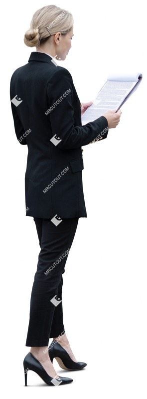 Businesswoman standing human png (19685)