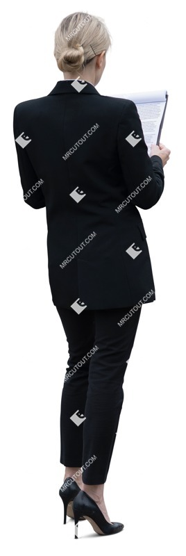 Businesswoman standing png people (19683)