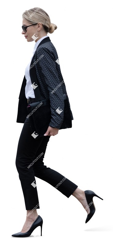 Businesswoman walking human png (19622)