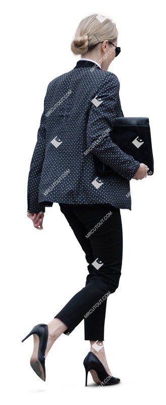 Businesswoman walking human png (18797)