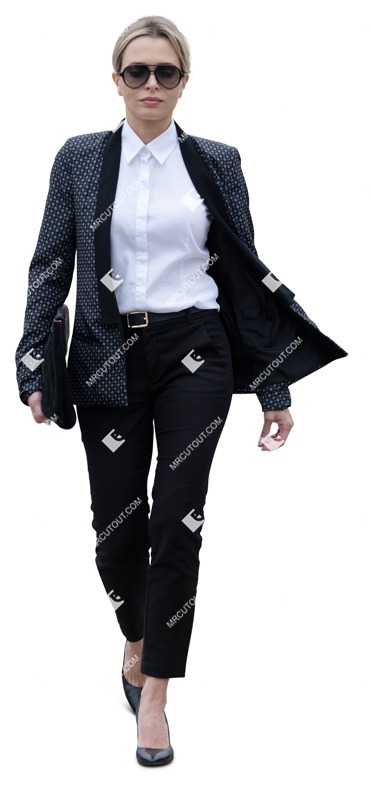 Businesswoman walking human png (18481)