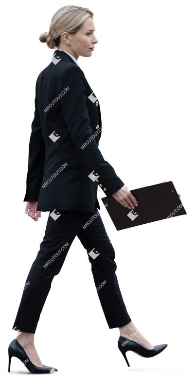 Businesswoman walking human png (19687)