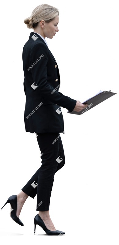 Businesswoman walking human png (19686)