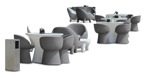 Chair table png object cut out (9511) - miniature