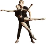 Couple dancing people png (4708) - miniature