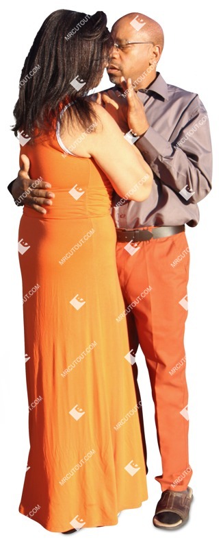 Couple dancing entourage people (2309)